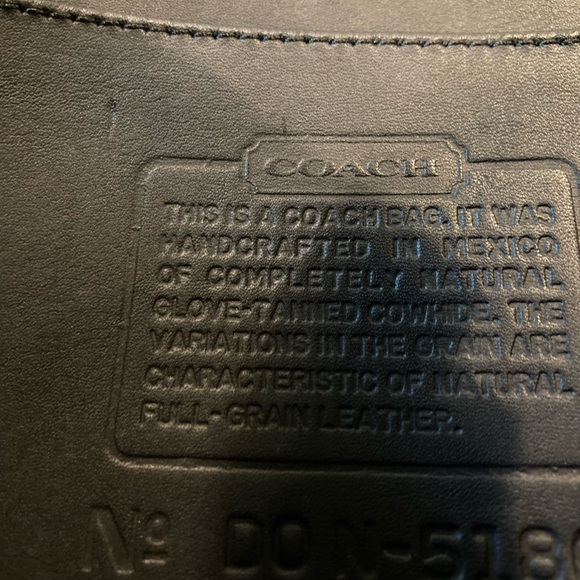 Vintage coach satchel black - Picture 6 of 8
